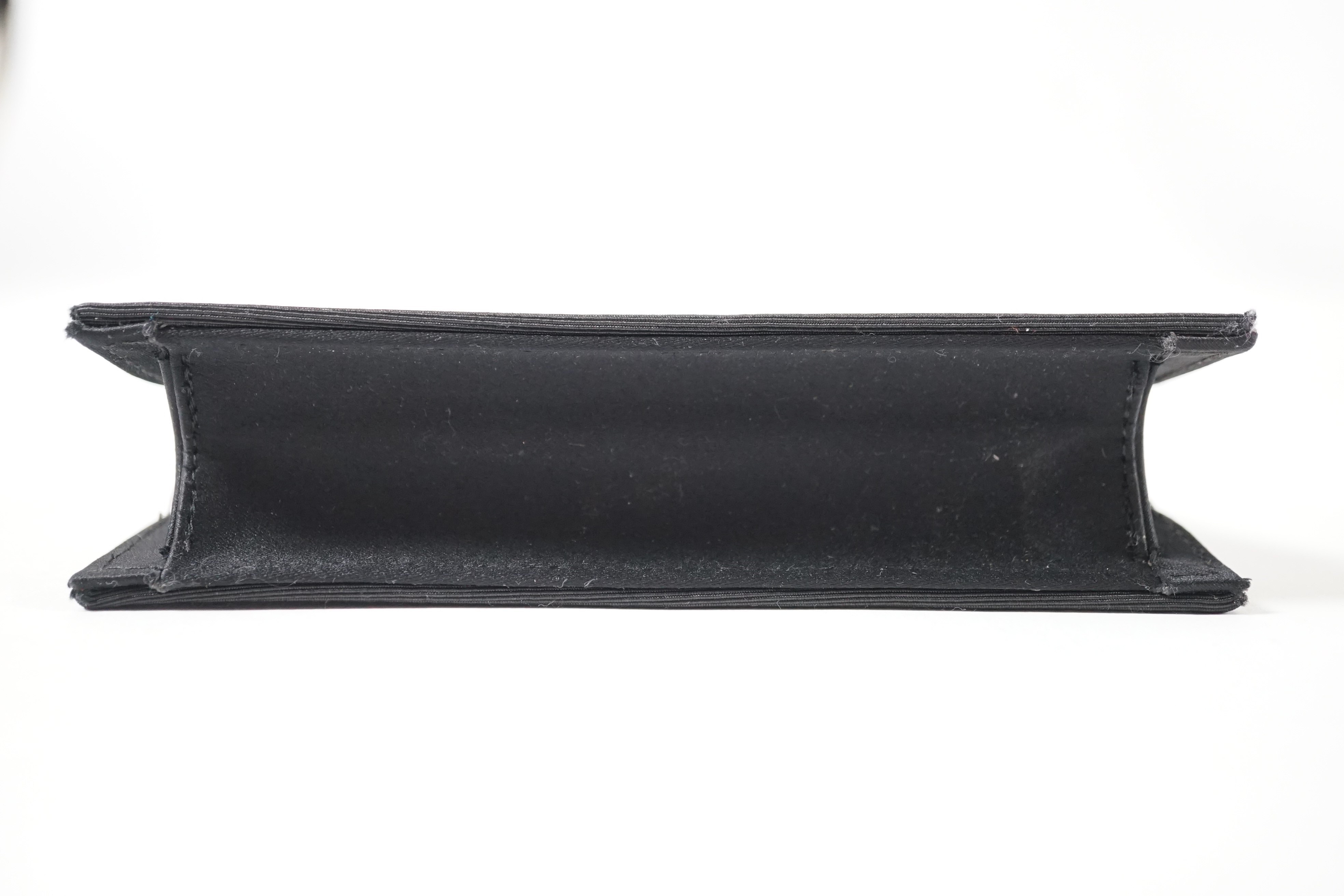 A vintage limited edition Lulu Guinness black evening bag Schiaparelli Forever!, height 22cm, width 17cm, depth 4cm